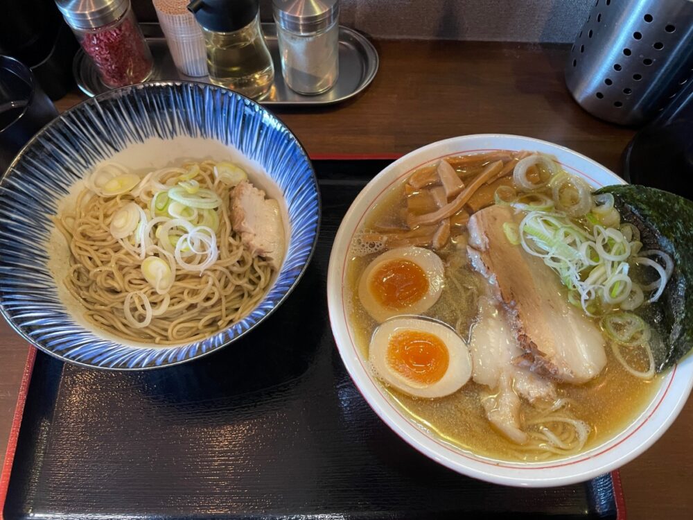 濃いダシ煮干醤油と和え玉