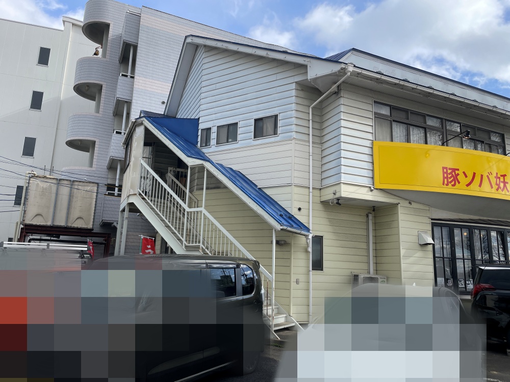 東日本ラーメン研究所の駐車場