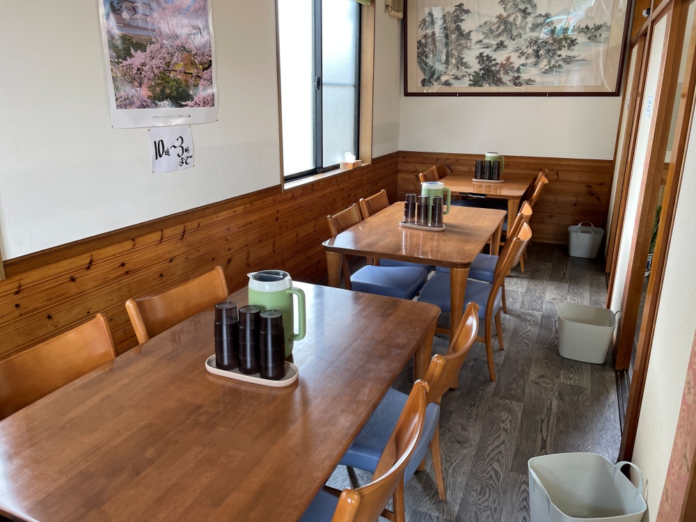 テーブル席の様子