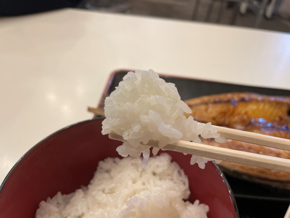 羽釜で炊いたご飯