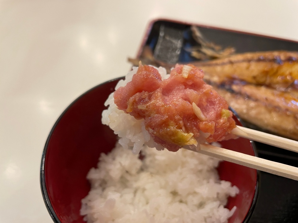 あったかご飯とネギトロ