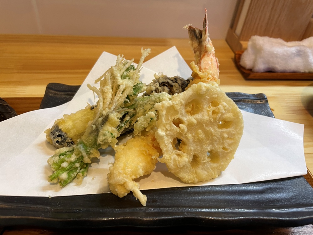 しおがま庵の天ぷら