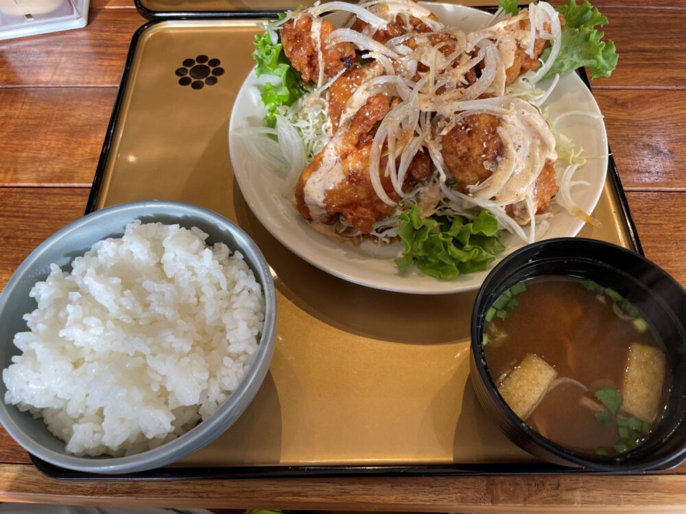 ポセから油淋鶏定食