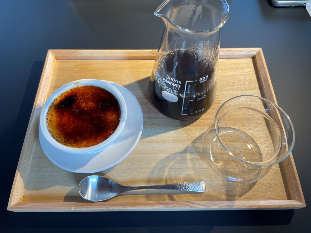 マンデリンとクレームブリュレ