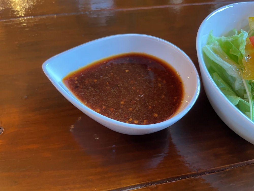 濃厚なステーキソース