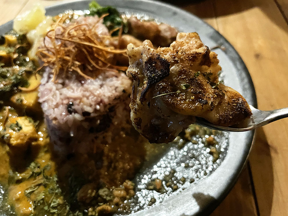 ホロホロの酒蒸鶏