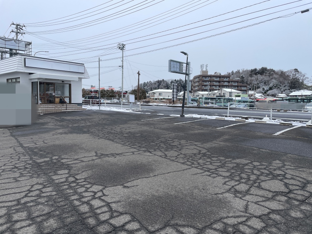 田中そば店東仙台店の駐車場