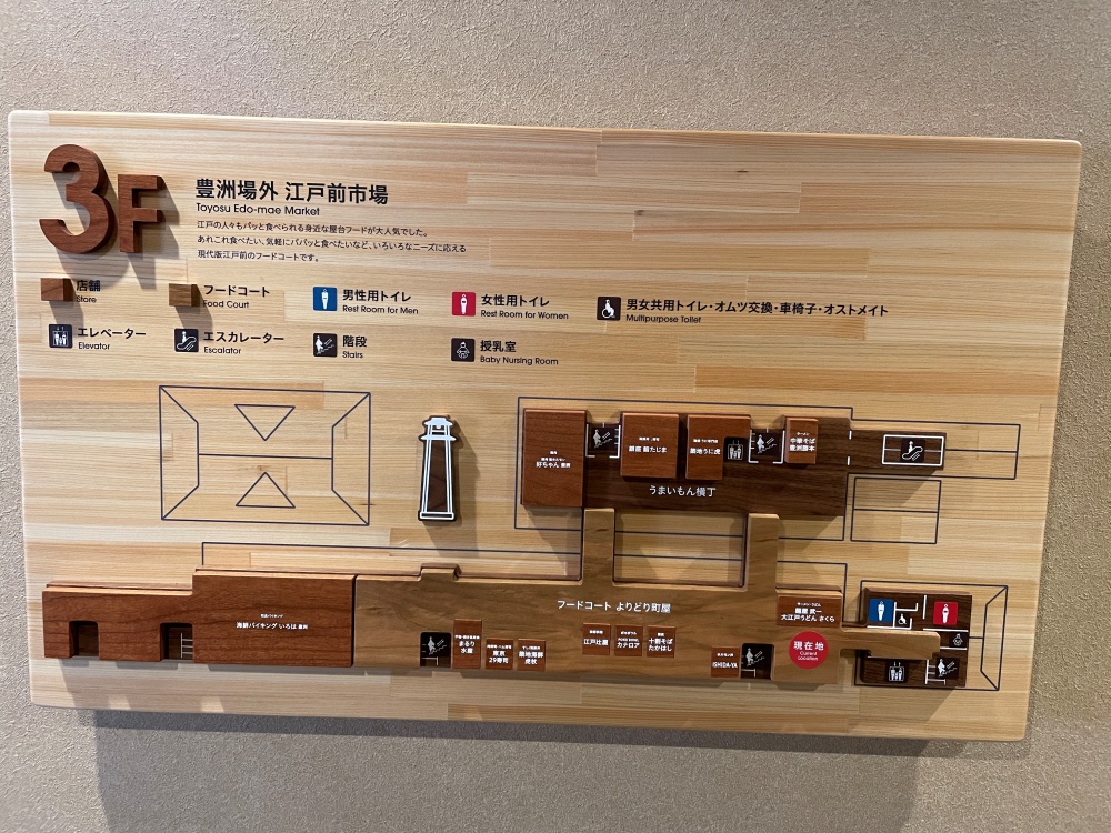 江戸前市場３階フロアマップ