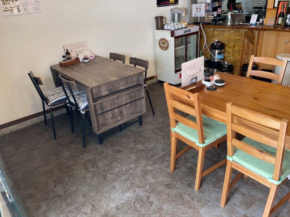 テーブル席の様子