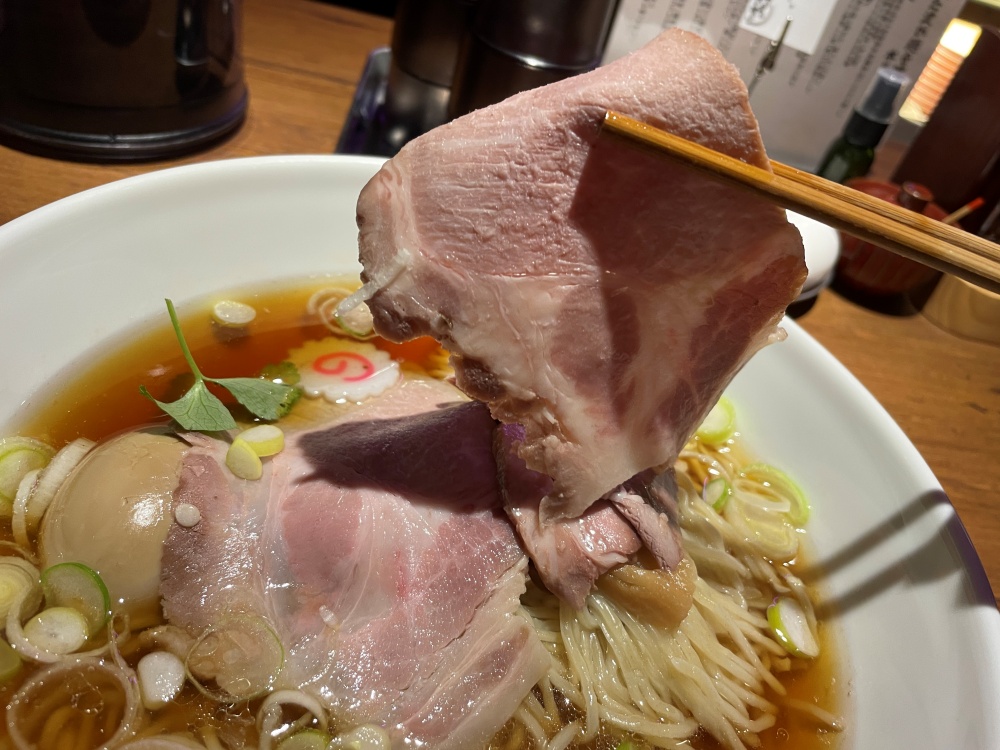 大判のレアチャーシュー