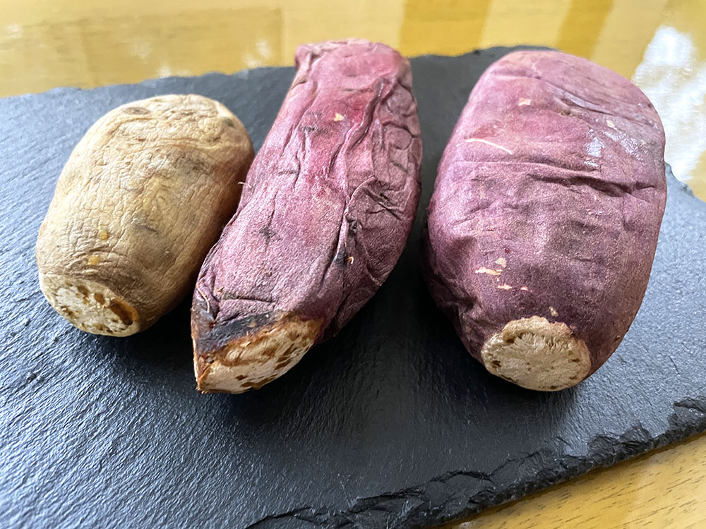 温かい焼き芋３種