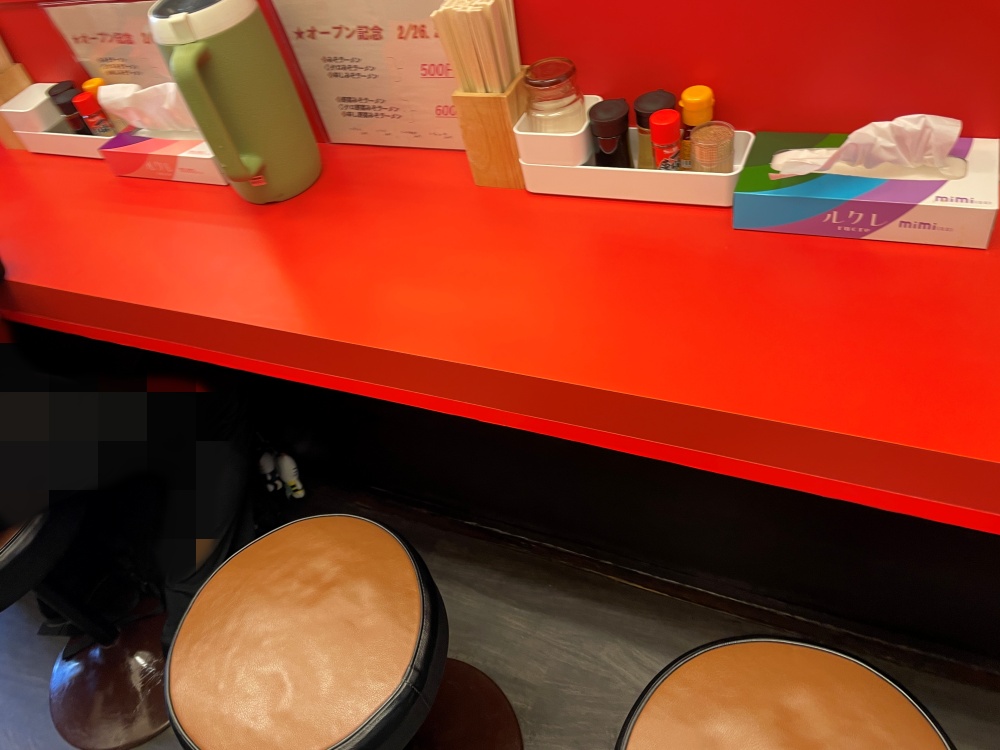 カウンター席の様子