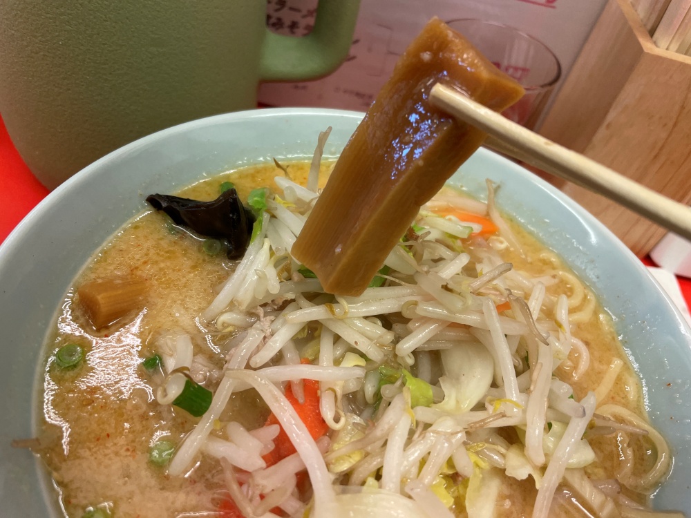 分厚いメンマ