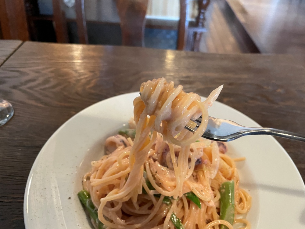 アルデンテなパスタ