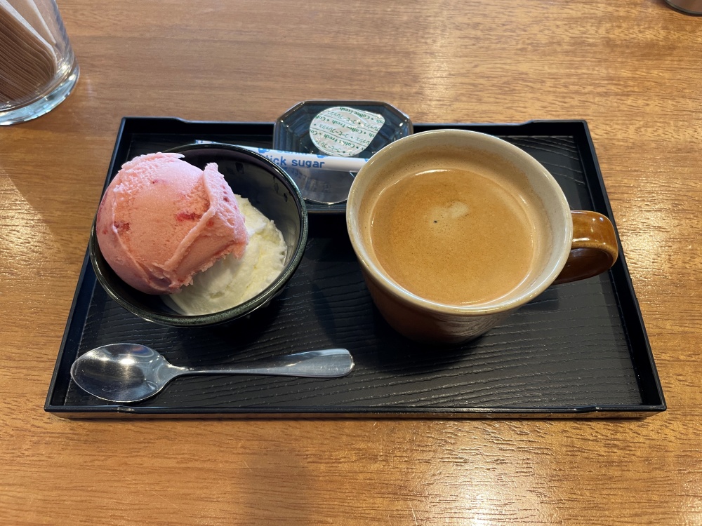 ジェラートとコーヒー