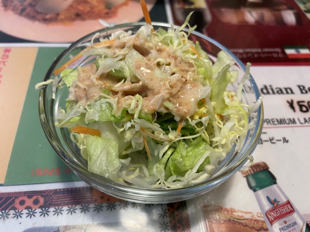 盛りの良いサラダ
