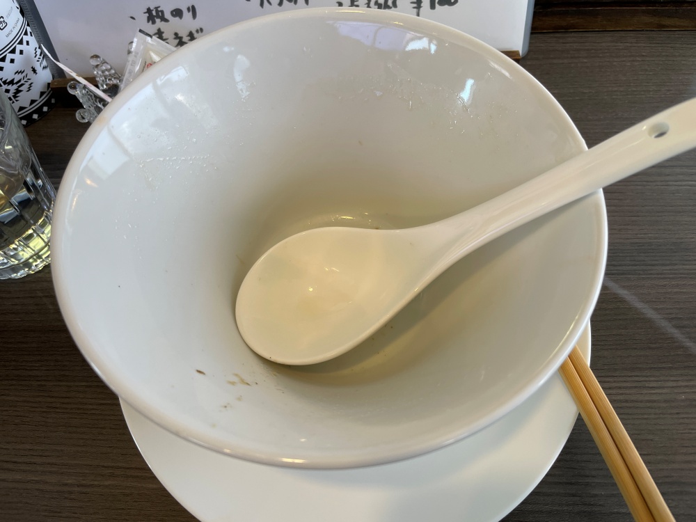 完食後の器