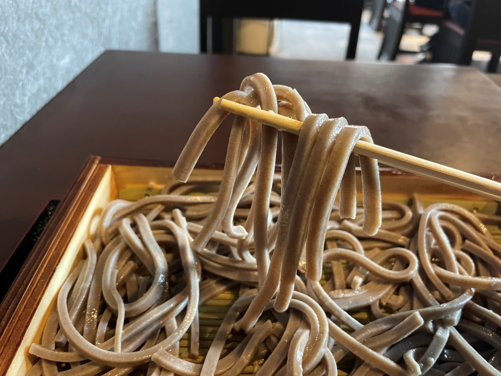 コシの強い蕎麦