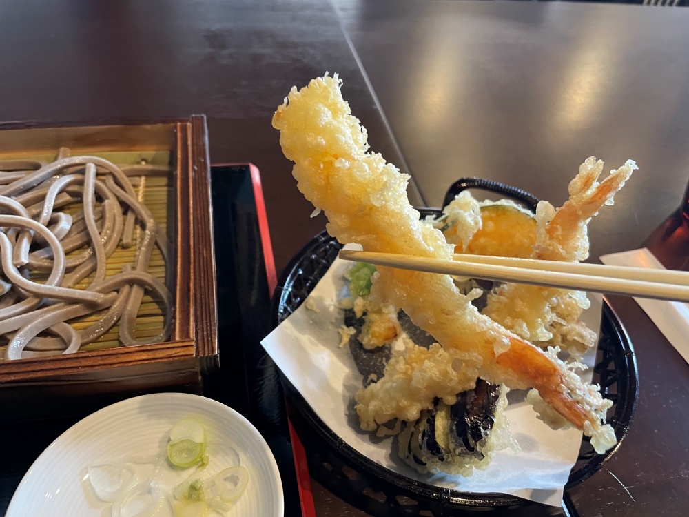 サクサクの海老天