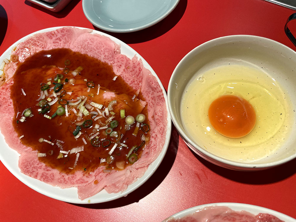 焼肉ホルモンさわだの炙りロース