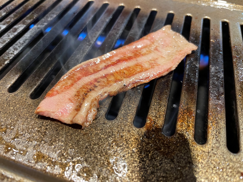 良い焼き加減のタン塩