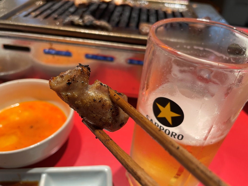 ビールとホルモン