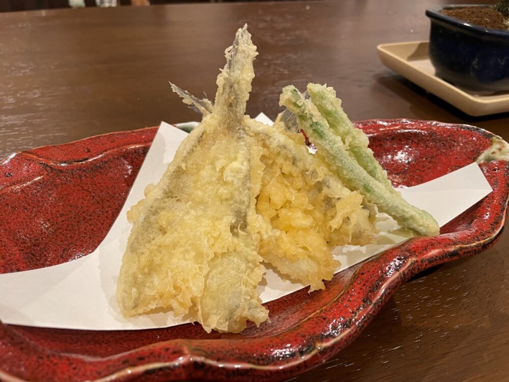 瀧さわ家 多賀城店のハゼの天ぷら