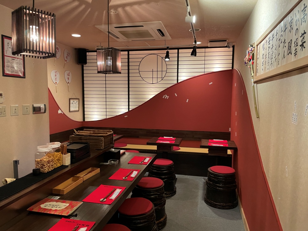 おしゃれな店内