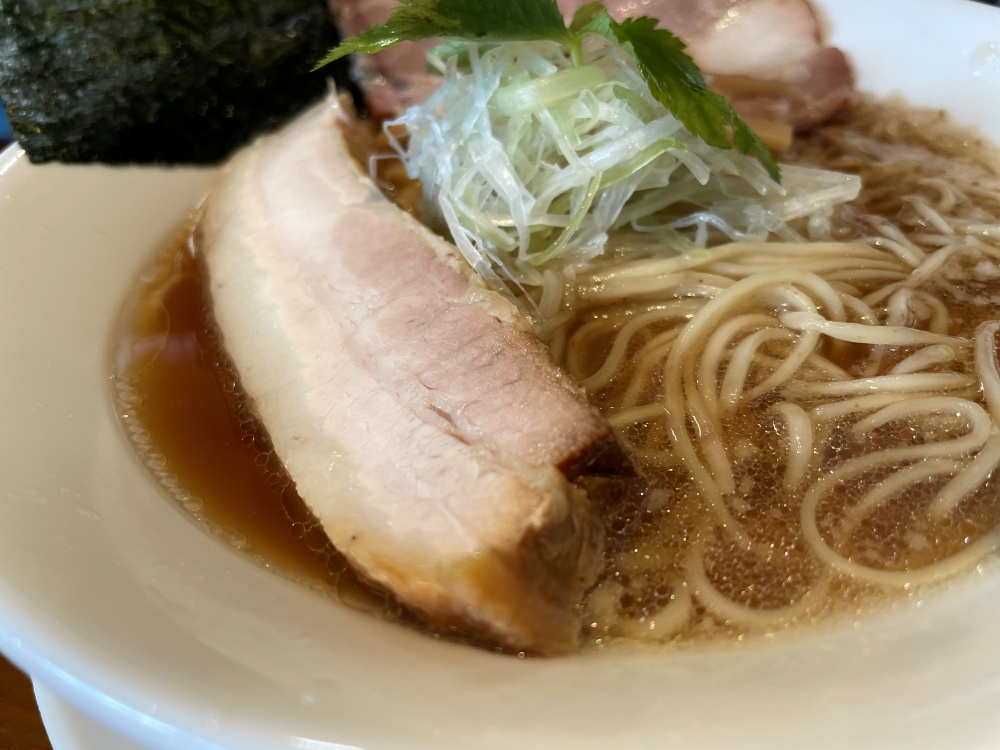 トッピングの豚チャーシュー