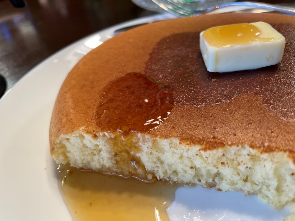 メープルシロップとバター