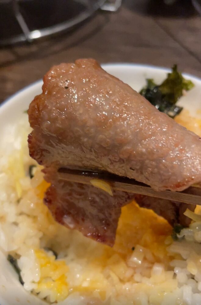 ご飯とカルビ