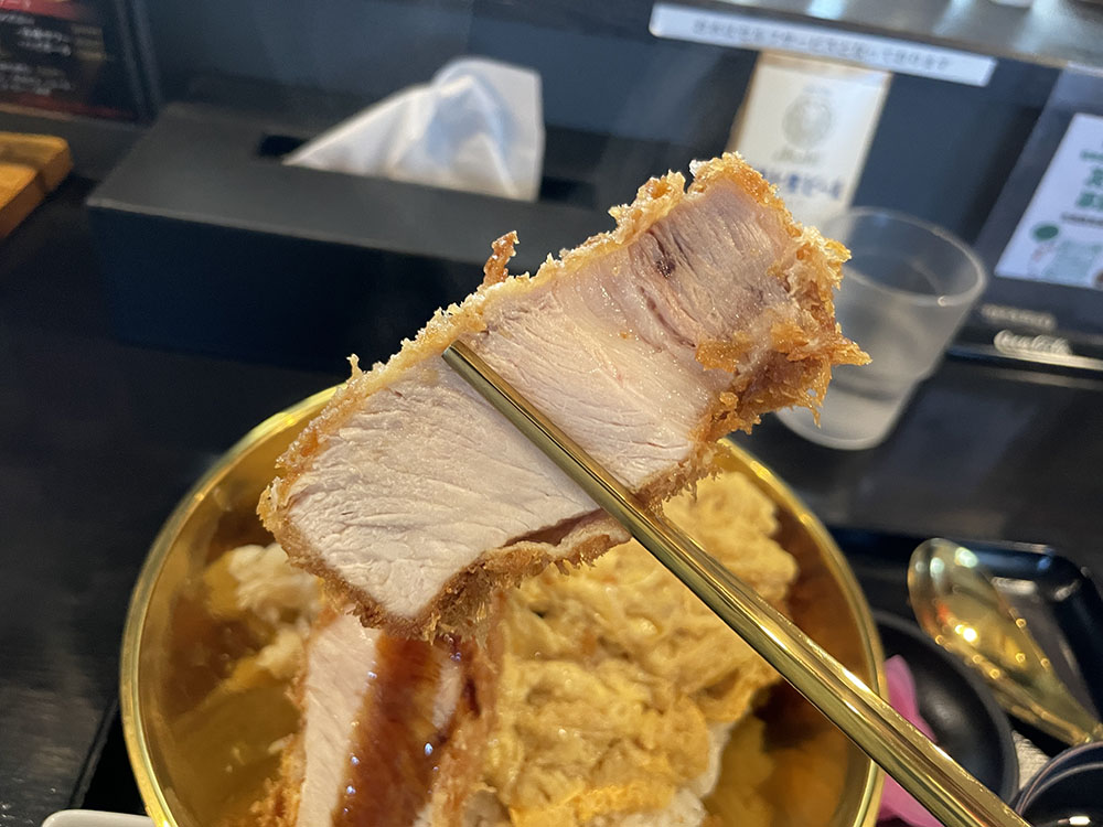 極厚で柔らかいカツ