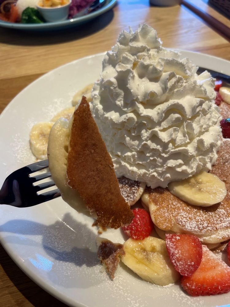 塩気のあるパンケーキ