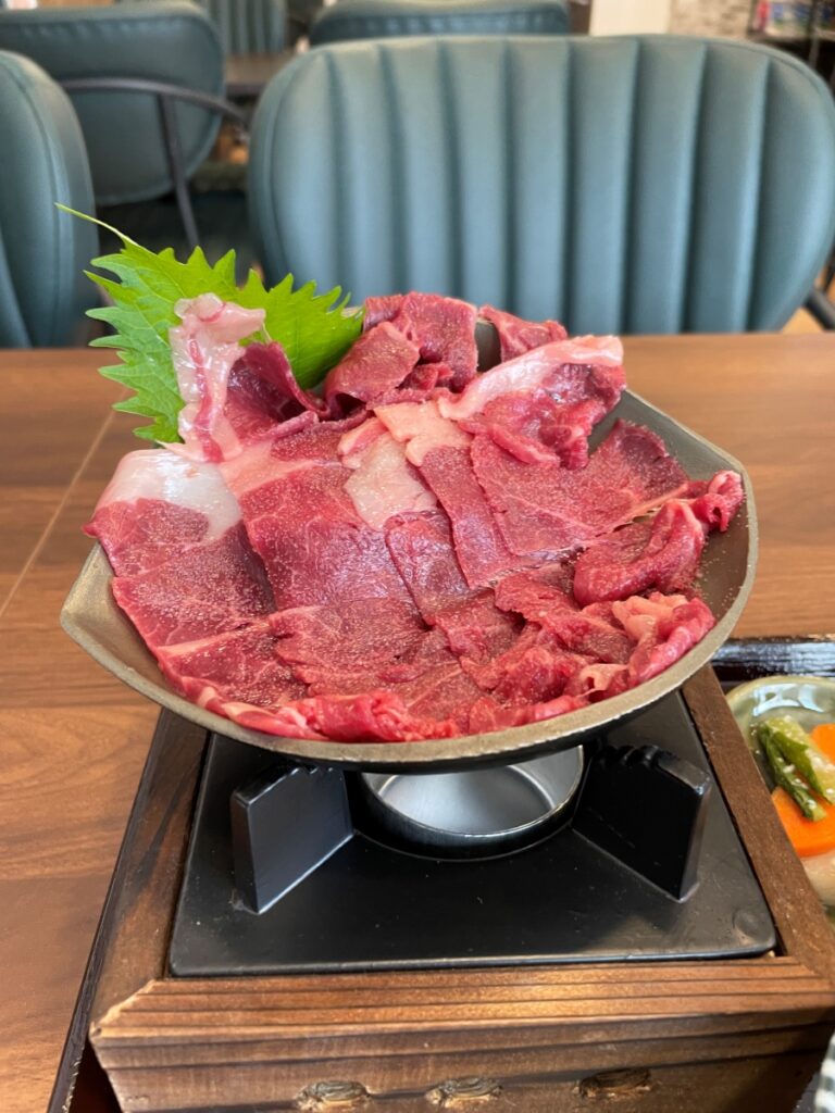 新鮮な馬刺し