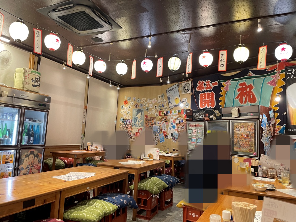 店内の風景