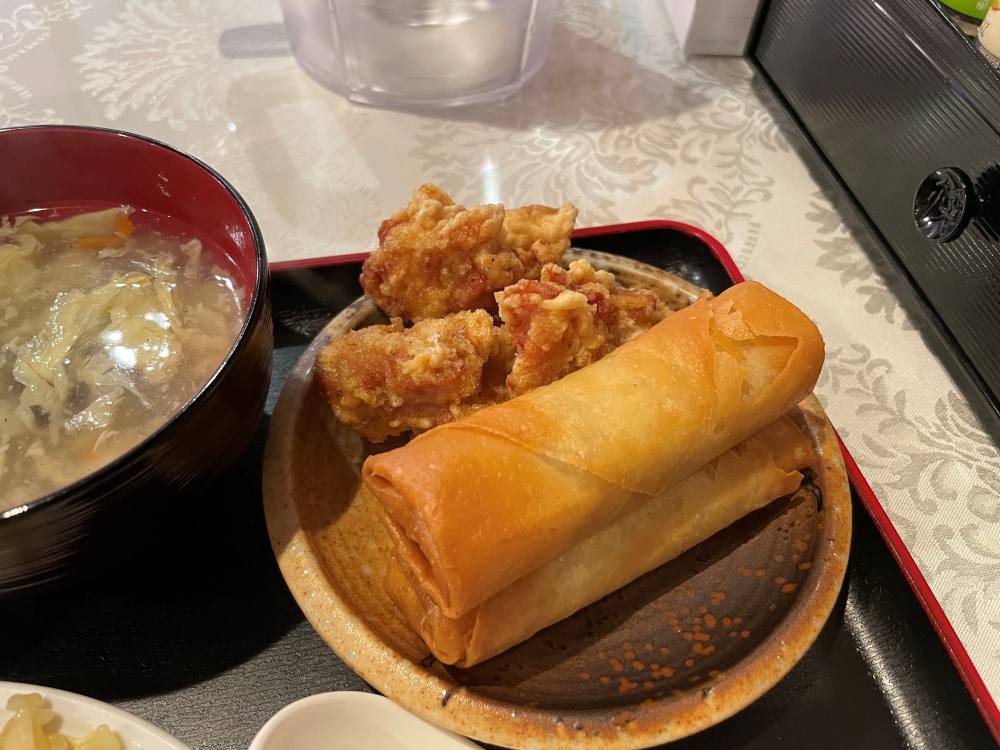 春巻きとからあげ