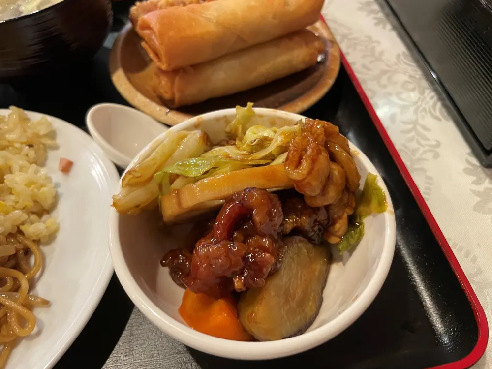 酢豚と回鍋肉