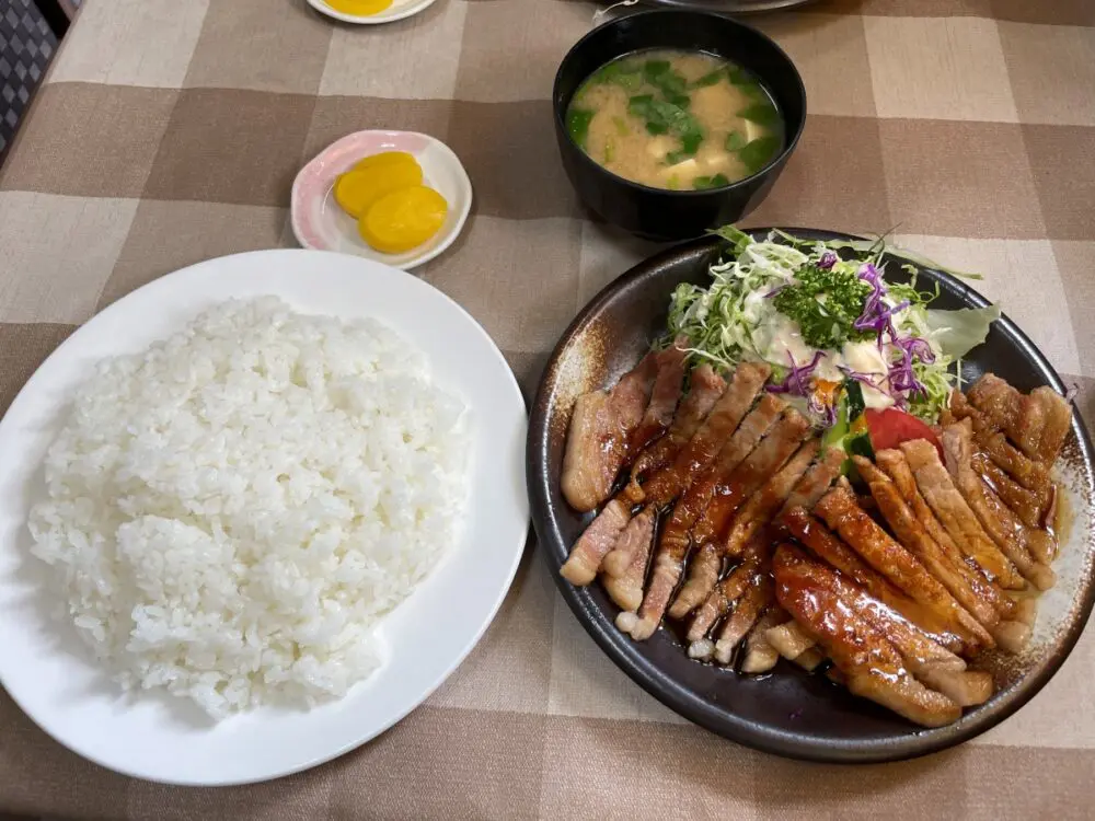 レストランふじの焼肉定食