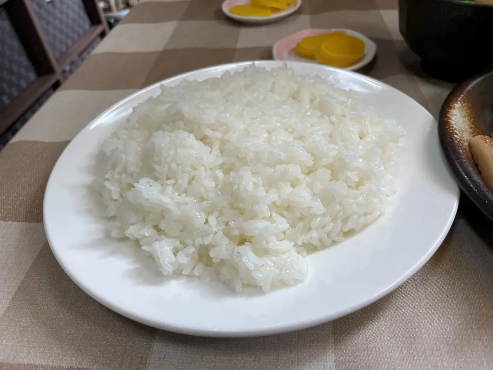 大盛りのご飯