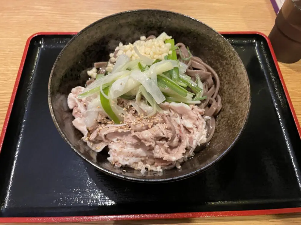 冷たいごん蕎麦