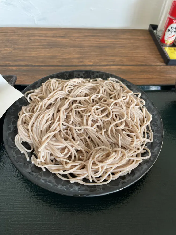 おかわりの蕎麦