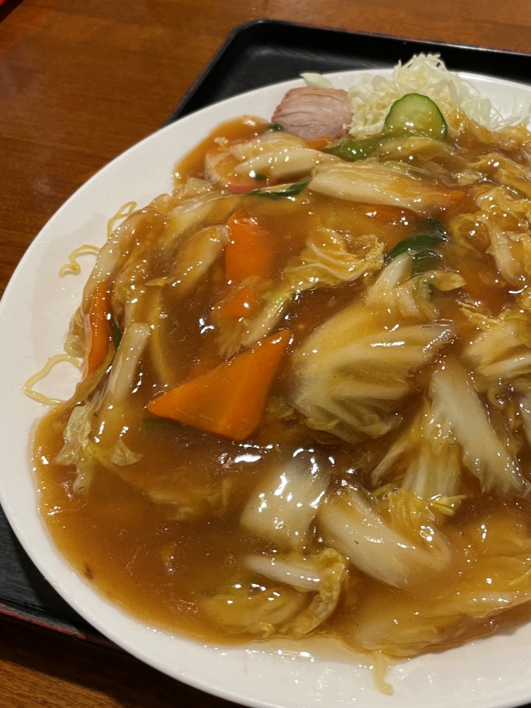 旨味たっぷりの餡掛け