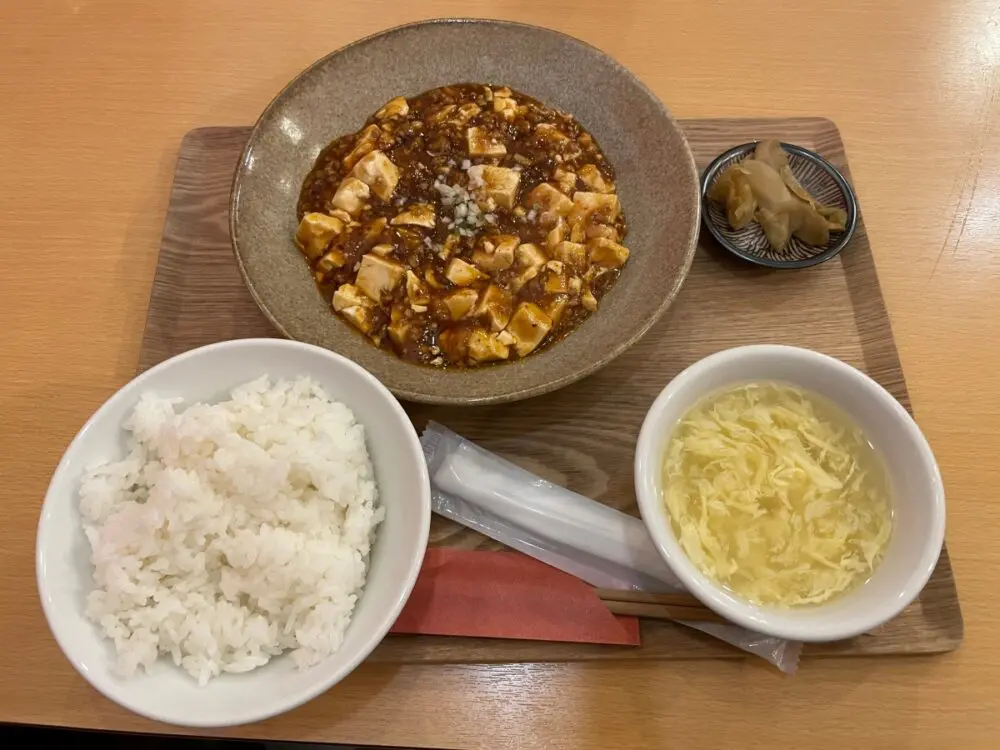 麻婆豆腐定食