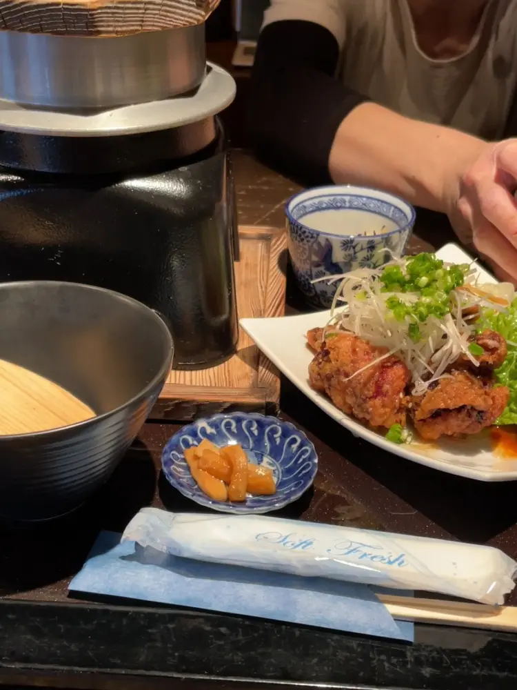 配膳された料理