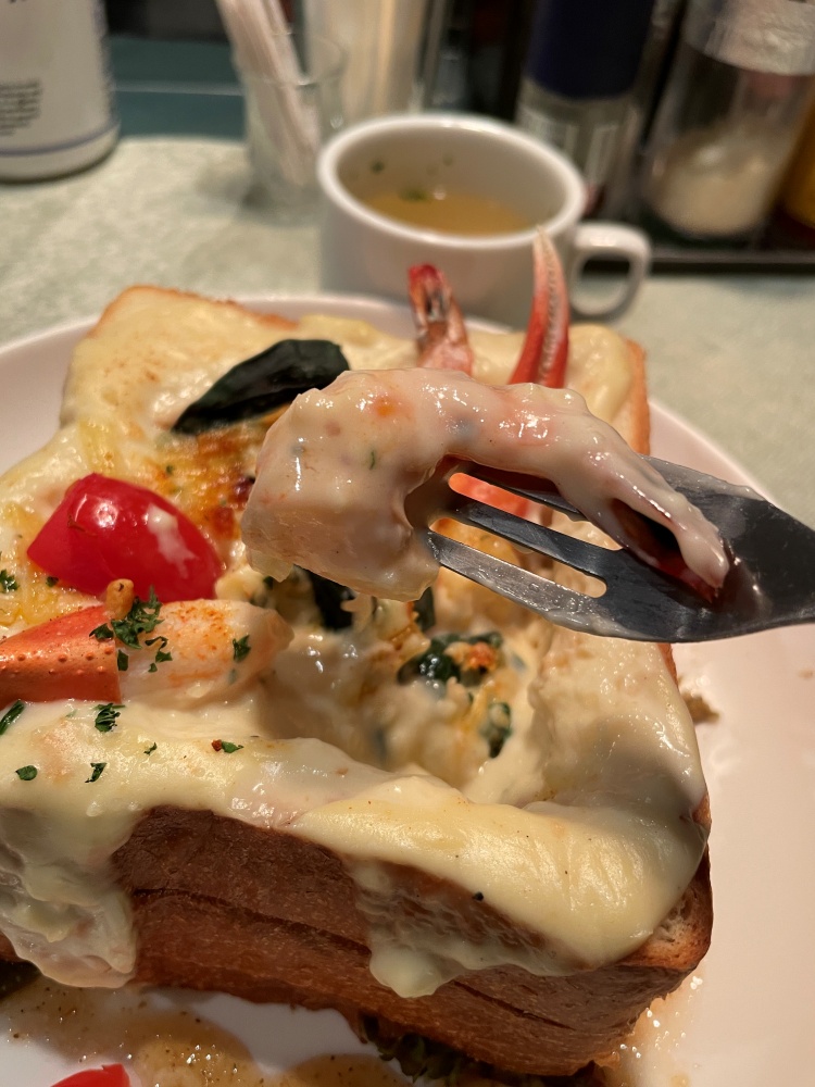 グラタンの海老