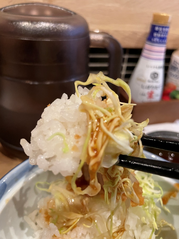 ソースとキャベツ