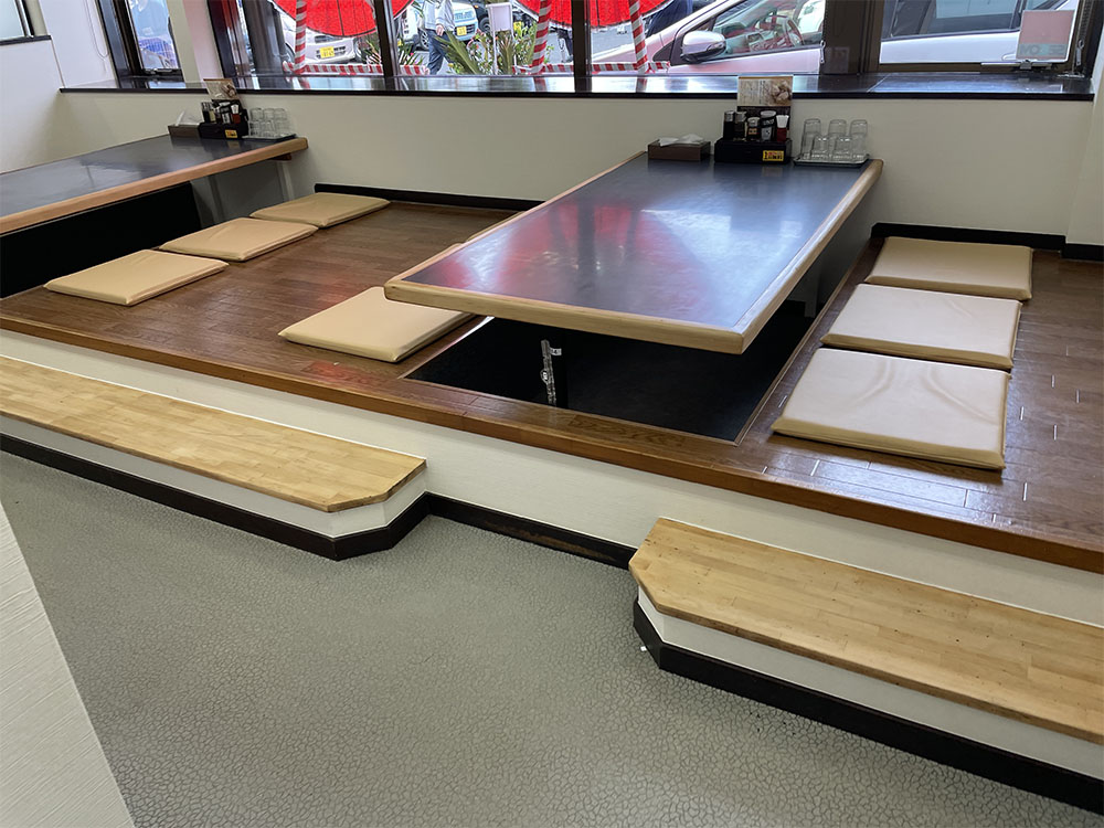 小上がり席の様子