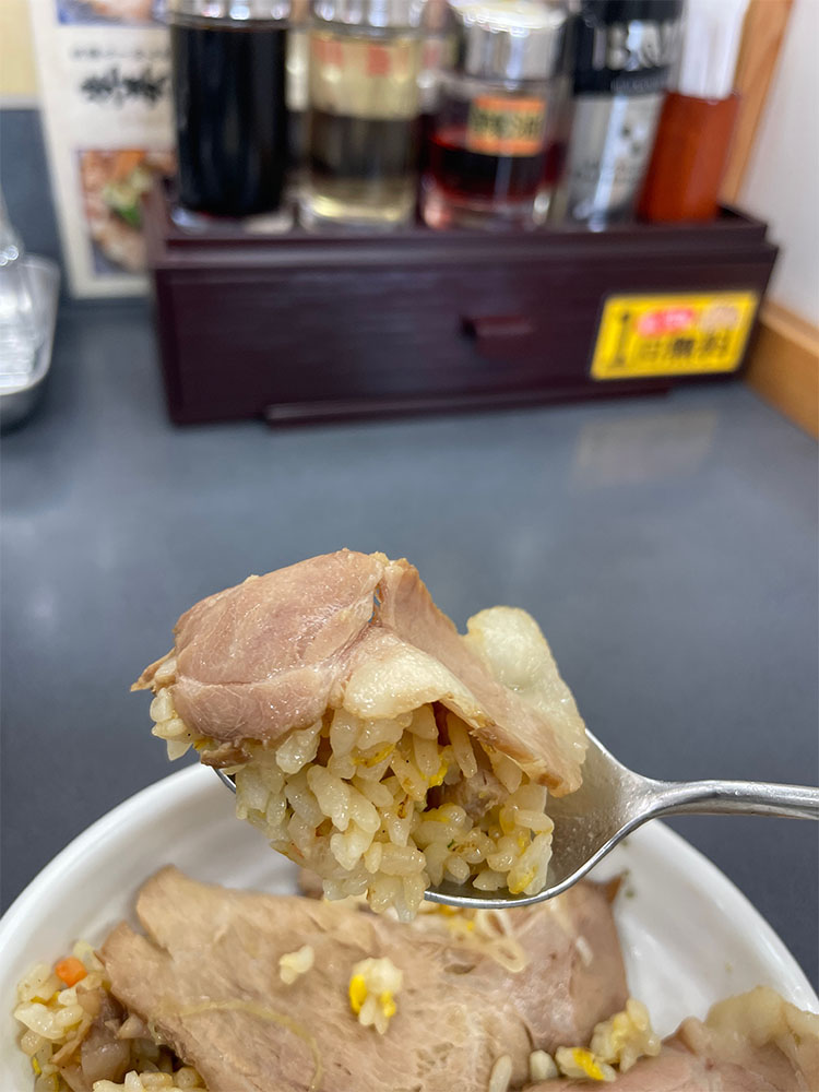 チャーシューとチャーハン