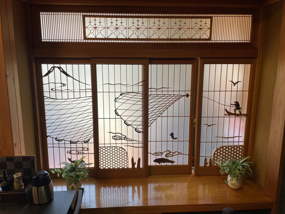 見事な付書院
