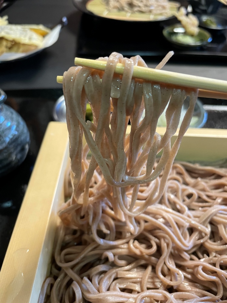 柔らかめの食感な蕎麦